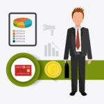 Business and human resources infographic, vector illustration.